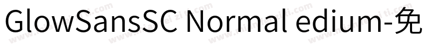 GlowSansSC Normal edium字体转换